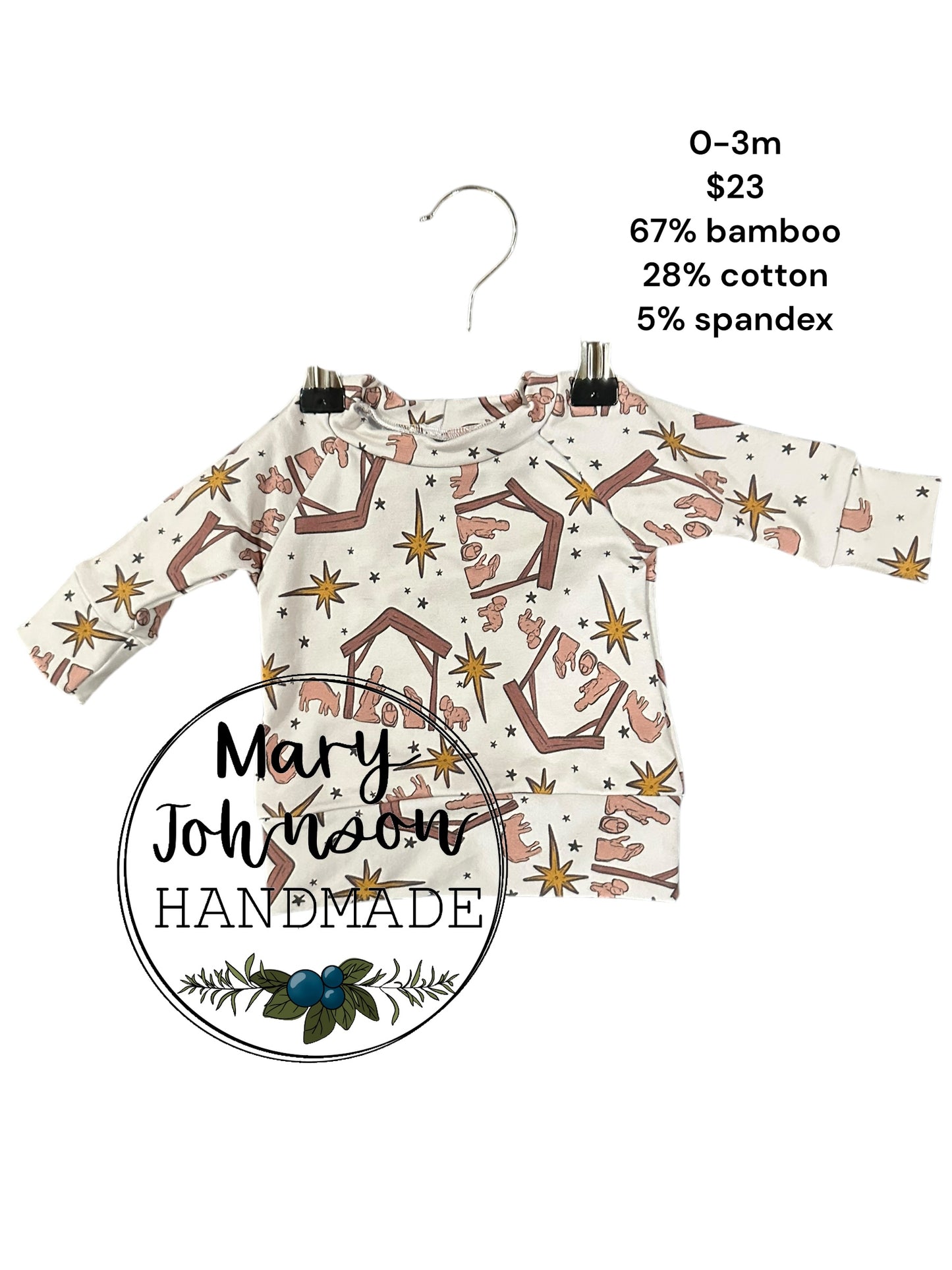 Raglan sweater 0-3m