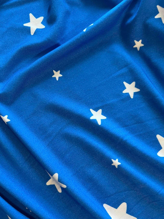 Bamboo blue stars- Made to order