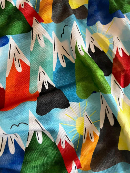Bamboo colorful mountains- Made to order